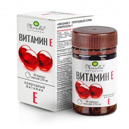 [HCM]Vitamin E Đỏ Nga Mirrolla 270mg