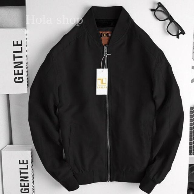 {Hình Ảnh Thật} Áo Khoác Bomber Nam chất Da Lộn Hàng 2 Lớp Dáng body đẹp, Áo Khoác Nam,Áo Gió Gía Rẻ