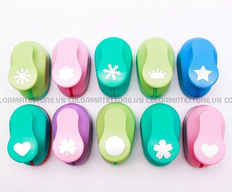 Dụng cụ bấm giấy tạo hình - colormate