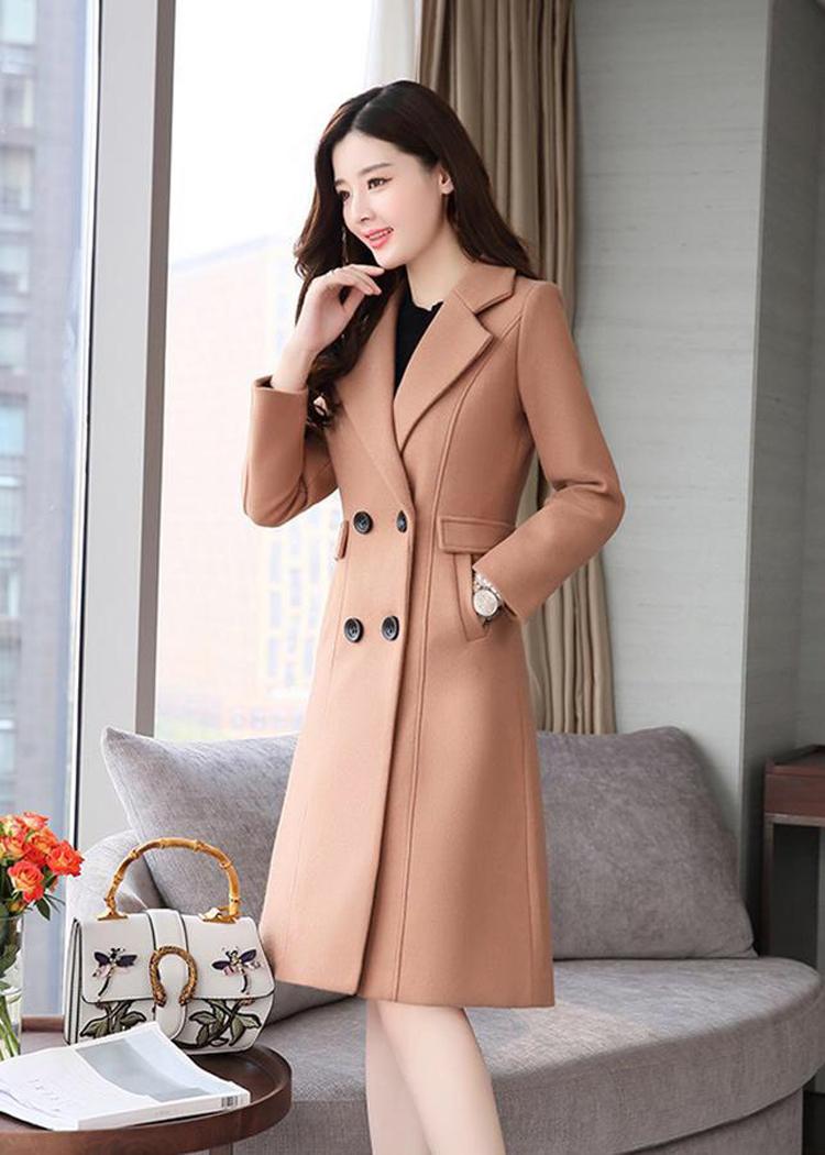 Áo khoác dạ dáng dài cao cấp