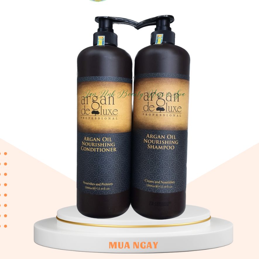 Dầu gội xả Argan Deluxe Nourishing Oil Dầu gội phục hồi tóc hư tổn  Gội xả hương nước hoa Dầu gội thơm lâu Chống rụng tóc Kích thích mọc tóc  Dầu gội xả mềm mượt