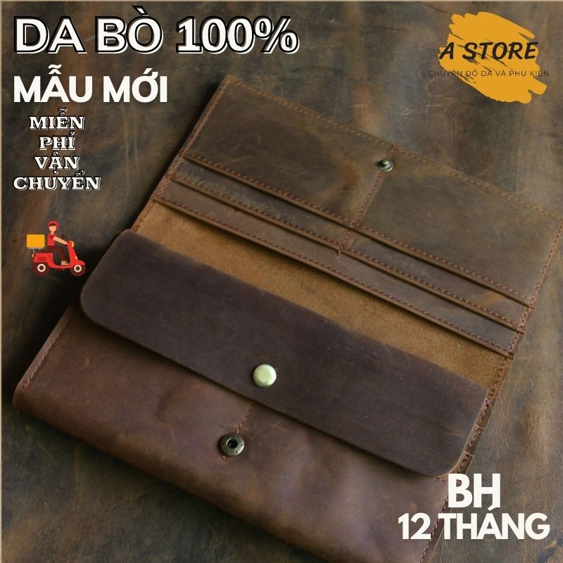 [Freeship + quà tặng 14k] Ví dài nam da bò cao cấp cầm tay kích thước nhỏ gọn chính hãng Artemis P02YTW2 cổ điển hàng đẹp, cao cấp sang trọng, chất Siêu bền, phong cách Hàn Quốc, lịch lãm, cá tính mẫu mới đựng thẻ đựng tiền
