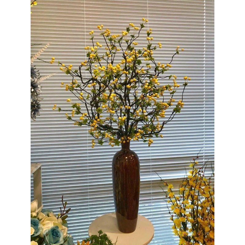 Cành tuyết Cherry cổ - Cành tuyết sơ ri cổ Cao Cấp Nhập Khẩu - Hoa Giả cao cấp Trang Trí nhà cửa, văn phòng