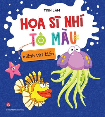 Fahasa - họa sĩ nhí tô màu: sinh vật biển