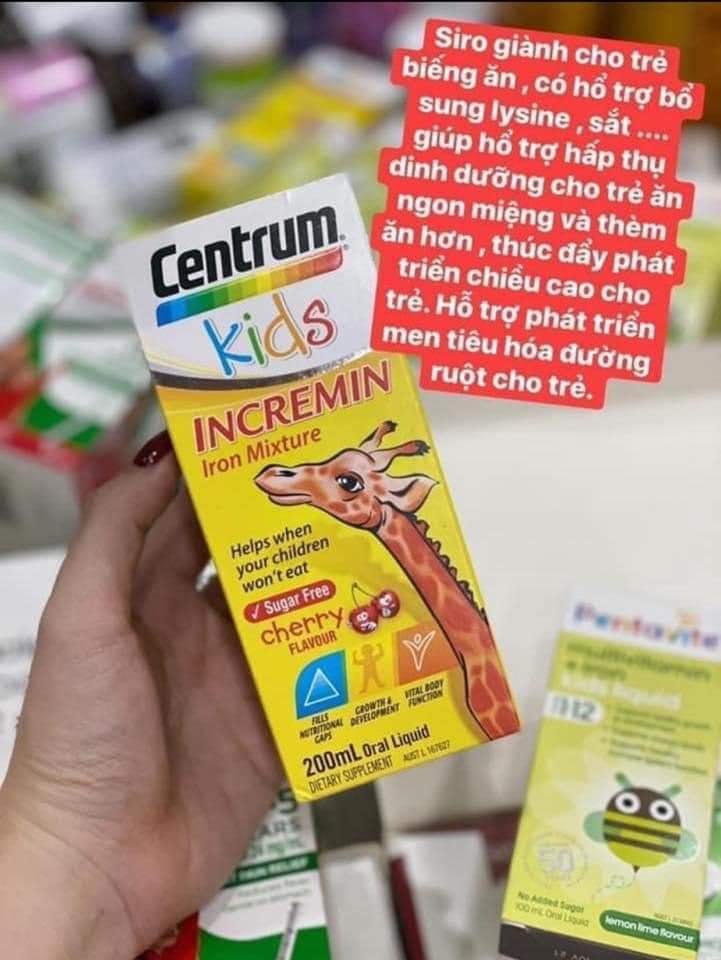 [HCM]Centrum Kid cho bé mẫu mới
