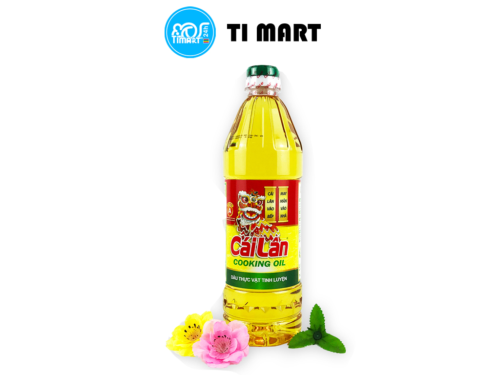 Dầu thực vật tinh luyện Cái Lân chai 1 lít