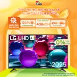 Tivi thông minh LG AI 4K 43 inch 43UA7350PSB - Hàng chính hãng, Mới 100% - MIỄN PHÍ GIAO LẮP HCM - [ HỖ TRỢ GIAO TỈNH ]