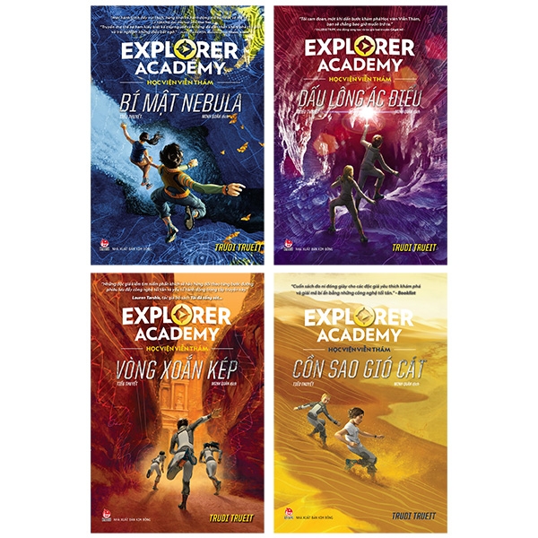 Fahasa - combo sách hay explorer academy - học viện viễn thám - tập 1+2+3+4