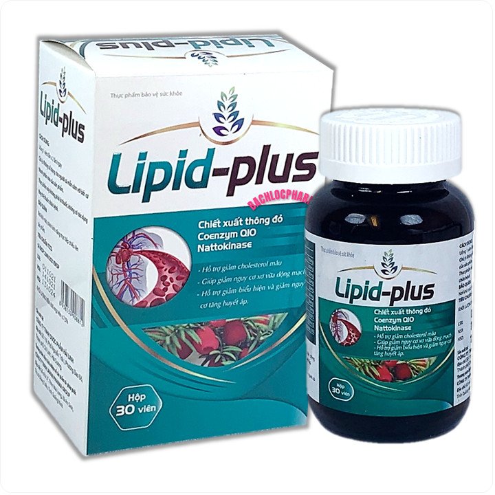 Viên Uống Giảm Mỡ Máu Lipid Plus Hỗ trợ giảm cholesterol máu