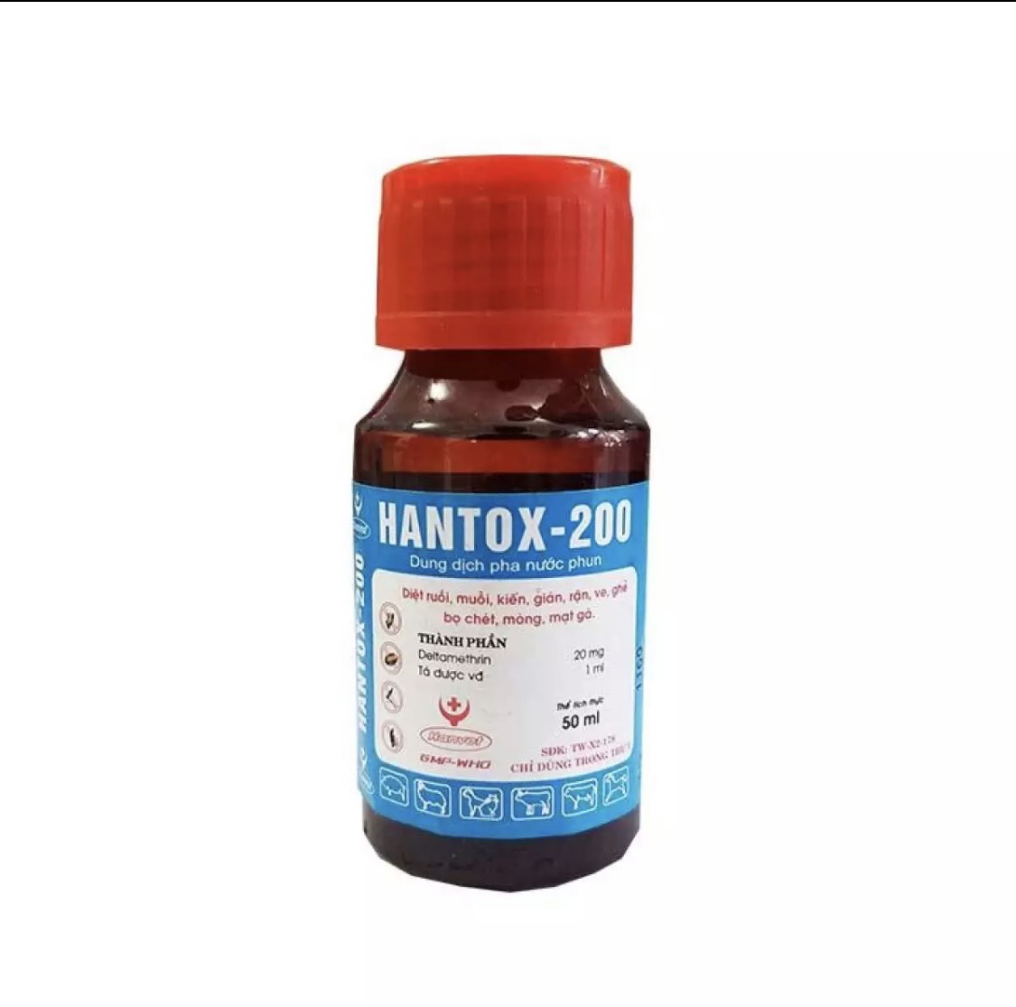 Thuốc diệt ruồi muỗi kiến gian hantox 200 50ml