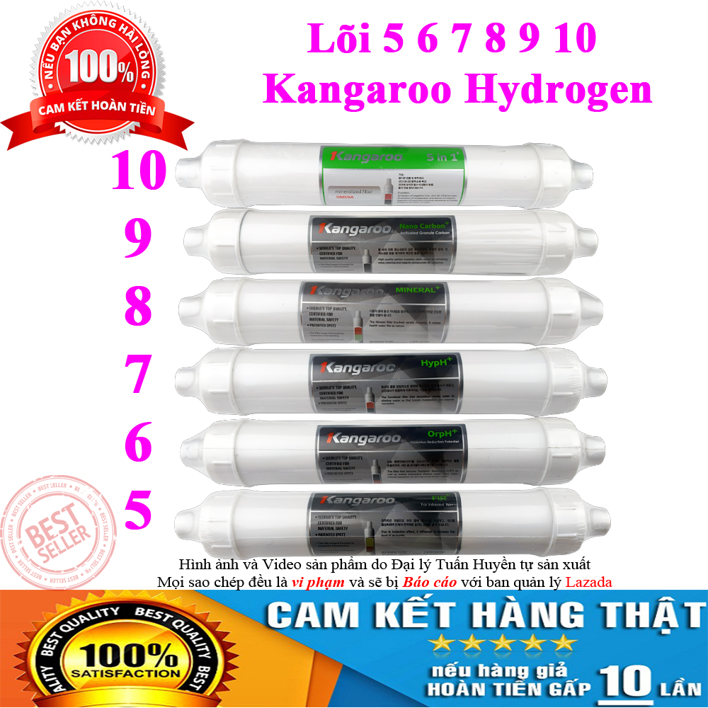 Lõi lọc nước 5678910 Hydrogen Kangaroo chính hãng