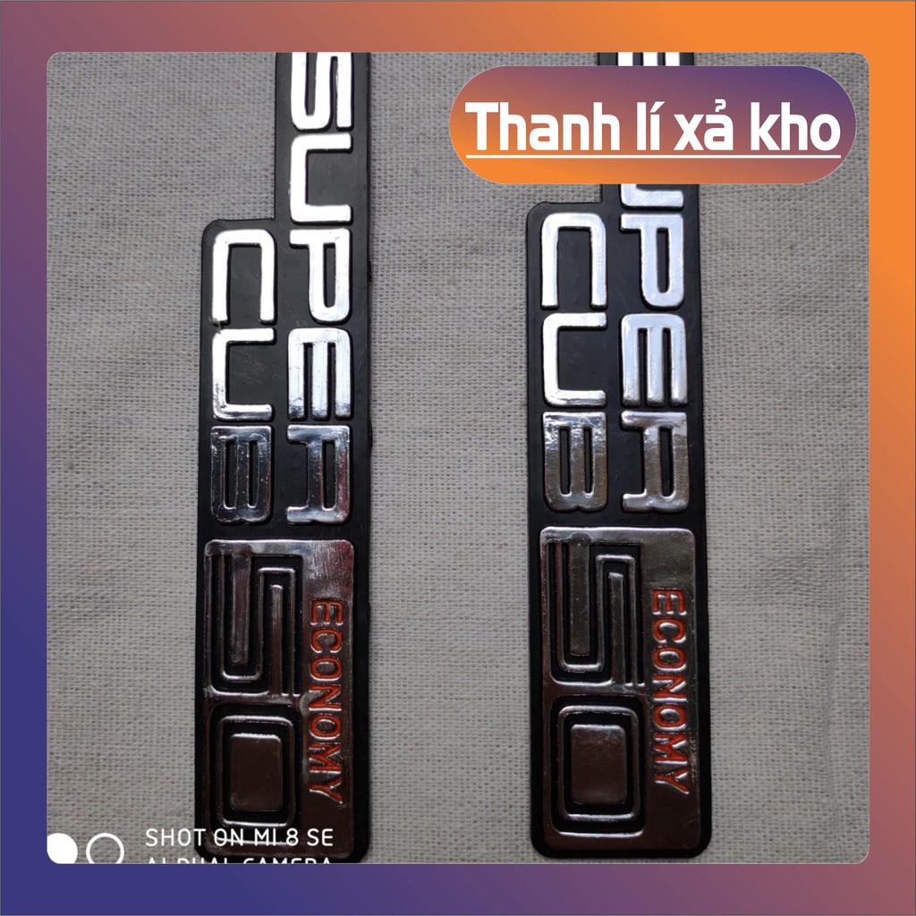 [Vang bóng 1 thời] Tem xe máy DÁN XE SUPER CUB 50, tem trang trí xe vừa thay thế vừa làm đẹp xe