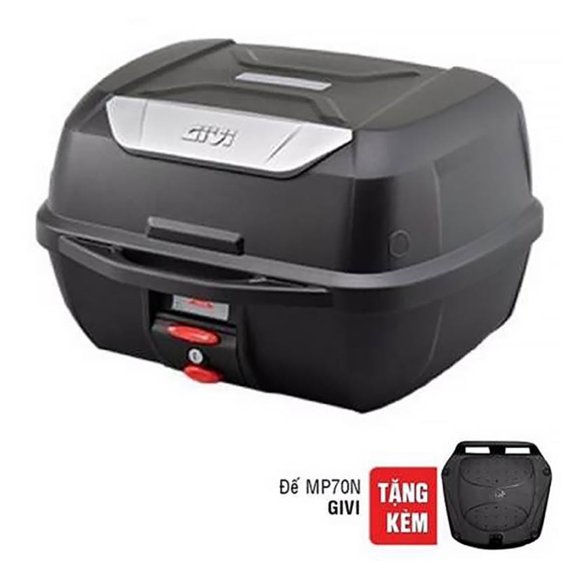 [Nhập Mã DAUNGIVI giảm ngay 50K] Thùng đi phượt GIVI E43NTL - Monolock Top Case 43Lít dùng cho tất cả các dòng xe HOT SALE
