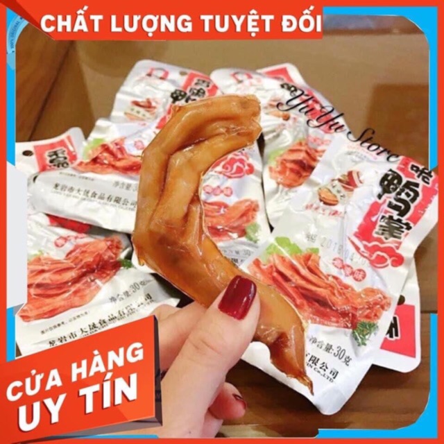 COMBO 3 VỊ CHÂN VỊT / CÁNH VỊT ĐỎ CAY / NUỚNG BBQ DACHENG