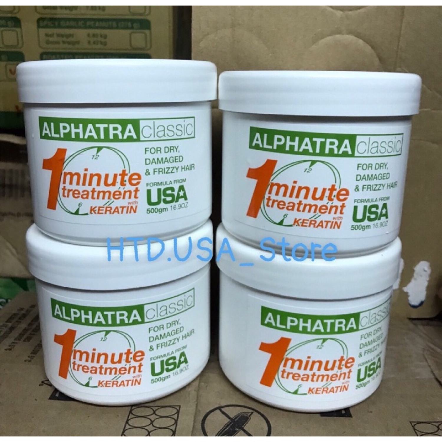 Kem ủ tóc 1 phút alphatra classic 500g