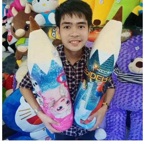 Gối ôm hình công chúa kích thước 70cm