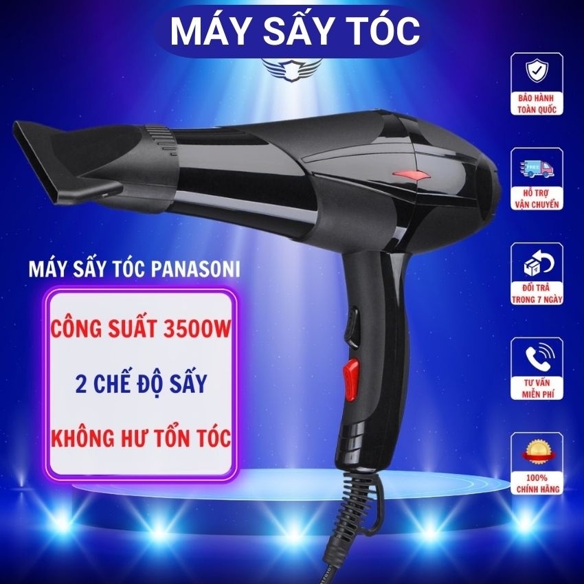 Máy sấy tóc tạo kiểu panasoni ánh xanh. máy sấy tóc tạo kiểu - máy sấy tóc công suất lớn 2 chiều nóng lạnh.