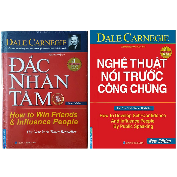 Sách Combo Đắc nhân tâm + Nghệ thuật nói trước công chúng tặng Bookmark