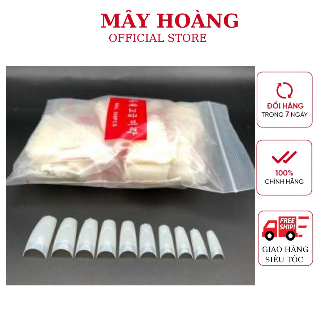 Móng nối fom vuông Màu đục