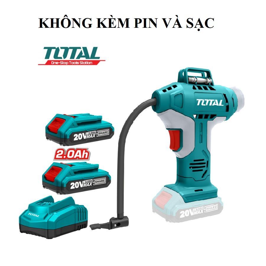 20v máy bơm hơi tự động dùng pin total tacli2001
