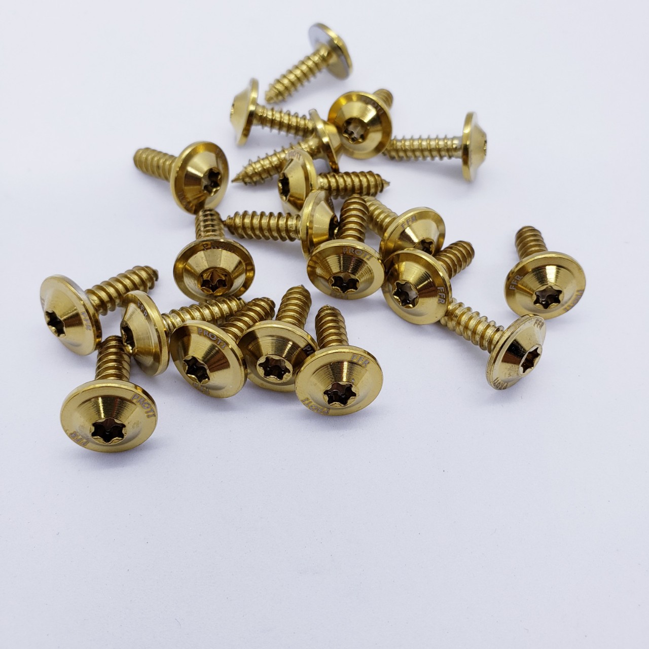 COMBO 28 Ốc proti 5ly18 xì titan gr5 gắn dàn áo xe máy dùng gắn dàn áo xe máy..., màu vàng, XEHAY 68