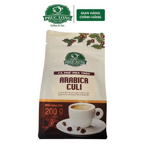 <LUÔN CÓ SẴN HÀNG> Cà Phê Arabica - Culi 200GR - Phúc Long Coffee & Tea