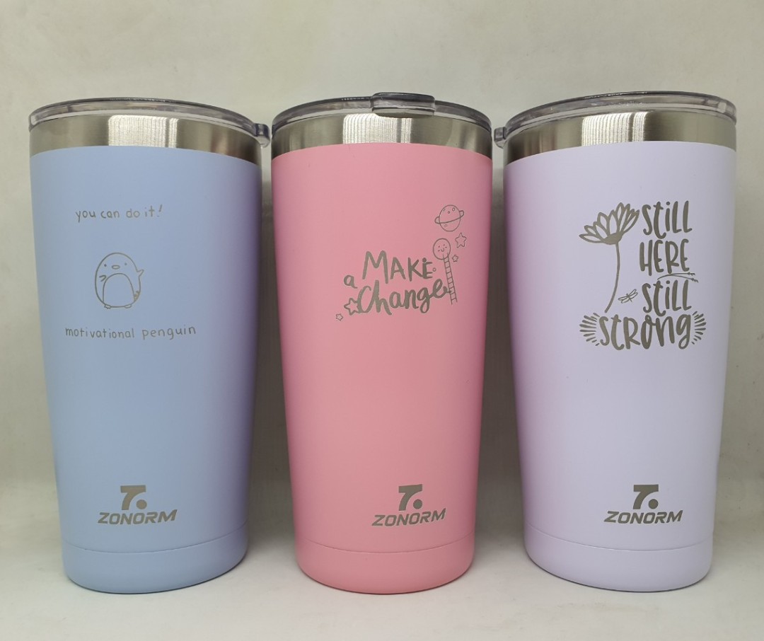 Ly giữ nhiệt zonorm tặng ống hút túi đựng giữ nhiệt 18h đến 24h hàng nội địa china 600ml