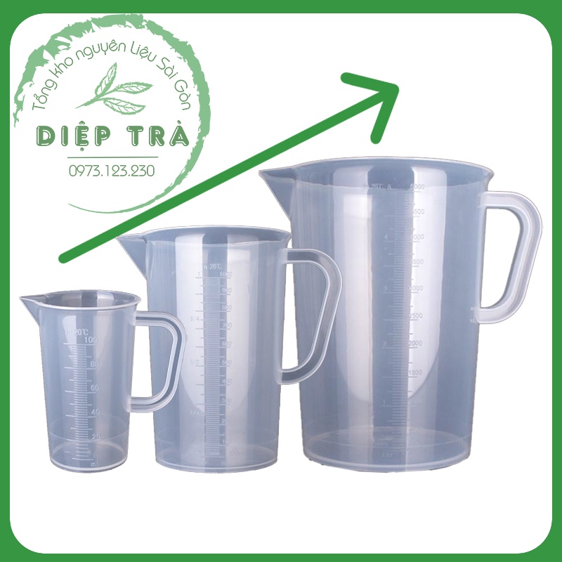Ca đong định lượng trong pha chế 100ml / 250ml / 500ml / 1l / 2l / 3l / 5l