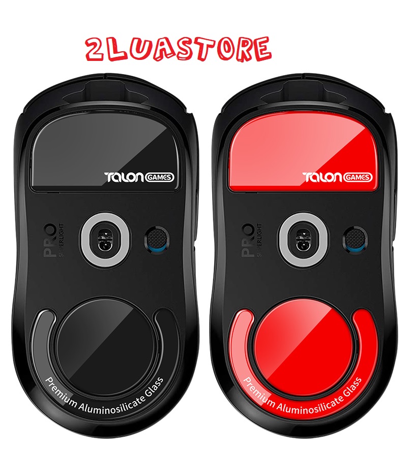 Tấm Mouse feet thủy tinh Talongames glass mouse feet Logitech GPro Wireless , Gpro X Superlight , DIY | DeathAdder V3 Pro | Viper V2 Pro | Viper Ultimate