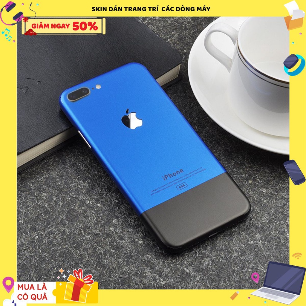 skin dán giả iphone 2 cho iphone 7 , iphone 7 plus , iphone 8 , iphone 8 plus - Đủ Màu
