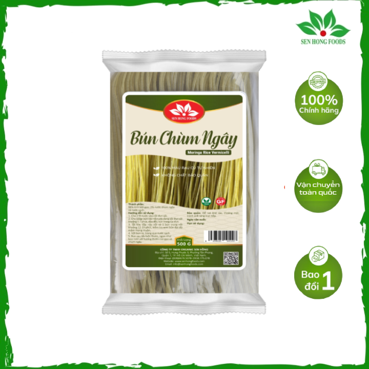 Bún chùm ngây sen hồng 300g
