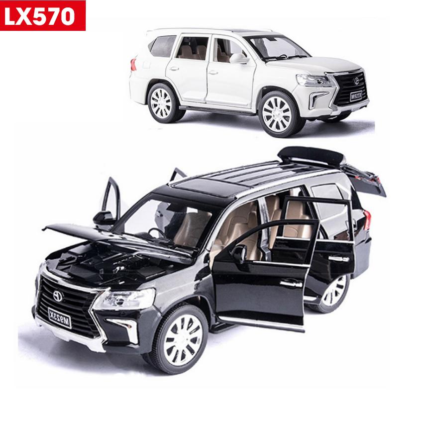 Mô hình xe ô tô Lexus XLG LX570 tỉ lệ 1 24 đồ chơi trẻ em xe bằng sắt chạy
