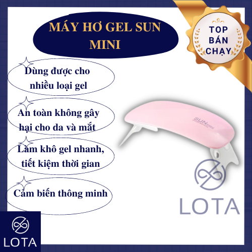 Máy hơ gel sun mini 6w uv led nail lamp sunmini đèn hơ móng tay chân nhanh chóng nhỏ gọn làm nails nailing sấy khô sơn móng lota shop