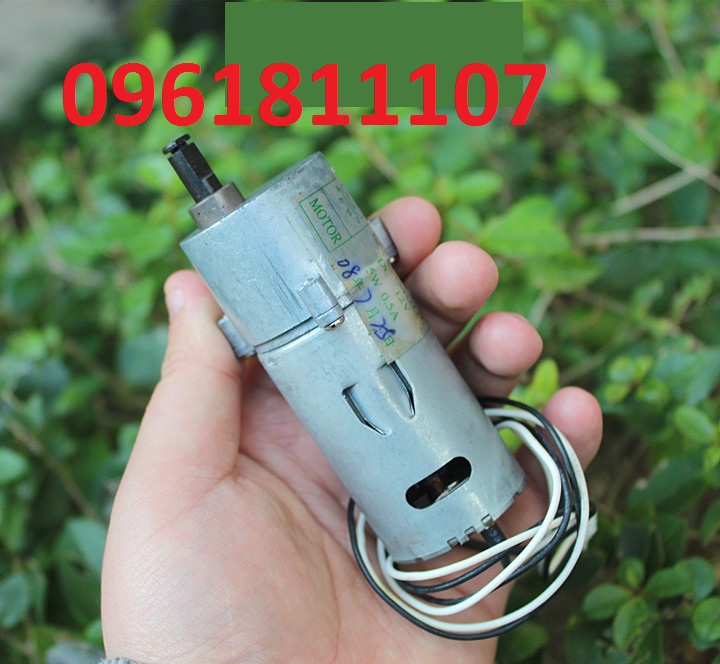 Motor giảm tốc 12v 60 vòng, động cơ giảm tốc 12v, mô tơ giảm tốc 12v trục 6mm