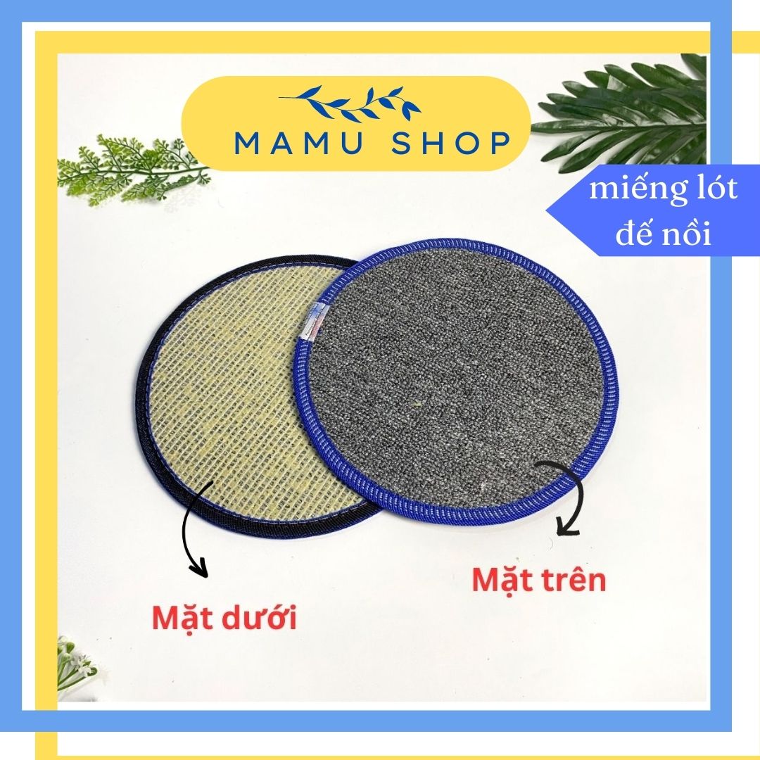 Lót nồi miếng lót nồi chịu nhiệt chống nóng Mamu shop M148