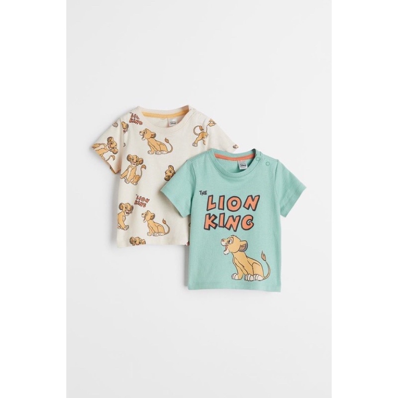Set 2 áo simba hm auth săn sale us 80% cho bé