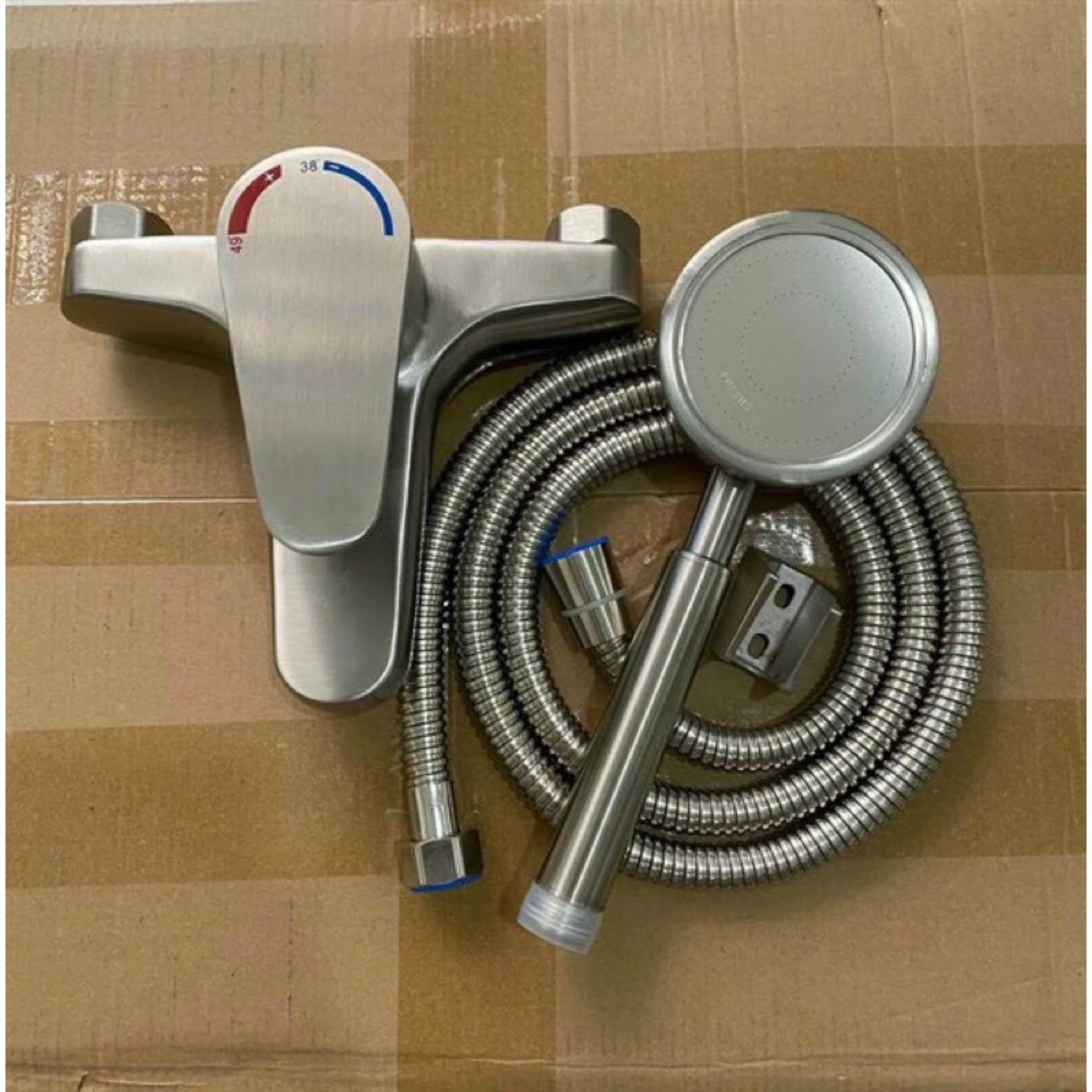 Bộ củ sen tắm nóng lạnh đủ bộ inox 304 cao cấp