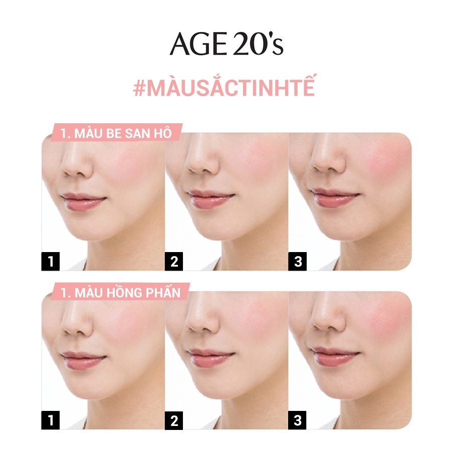 Phấn má hồng age 20's essence blusher pact 7g