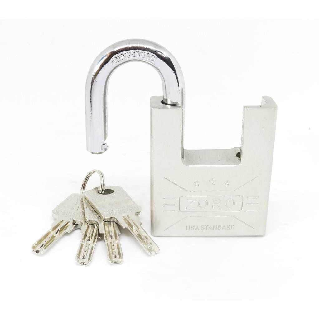 (Sale Sập Sàn) Ổ Khoá ZORO 6 phân CHỐNG CẮT Chìa muỗng, khóa cửa nhà chống trộm, chống cắt an toàn, bằng thép tôi cứng