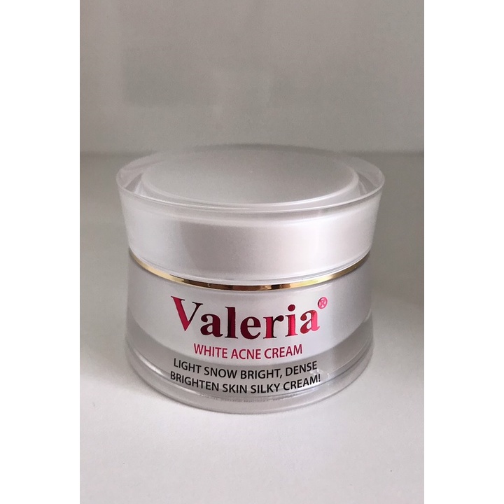 Kem ngừa mụn, mờ thâm, hỗ trợ mụn Valeria White Acne Cream 30g