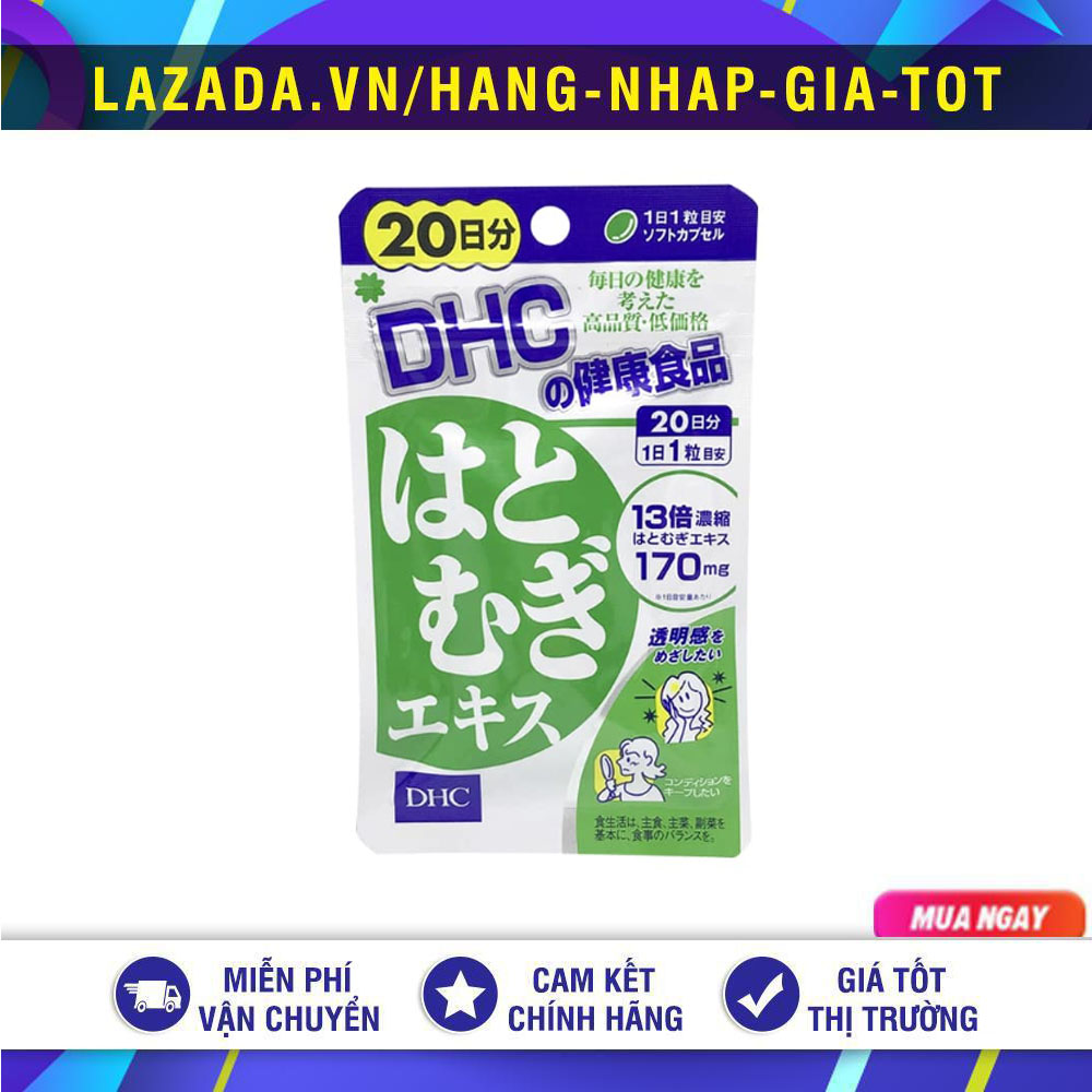 Viên uống trắng da coix extract dhc nhật bản