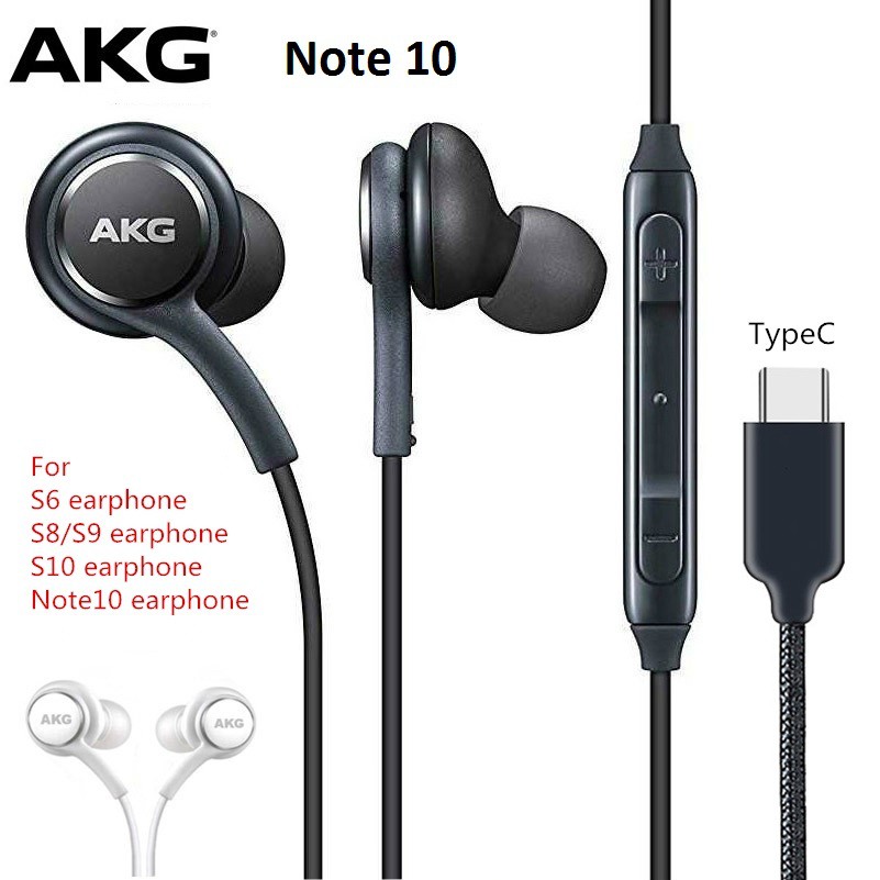 Tai Nghe Samsung AKG Chân Type C Chính Hãng Note 10/10Plus, S20 Plus, S20 Ultra (BẢO HÀNH 12 THÁNG)