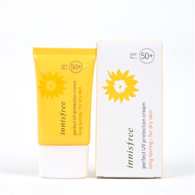 [HCM]Kem Chống Nắng Innisfree Perfect UV Protection Cream Long Lasting SPF50+ PA+++ (For Dry Skin)
