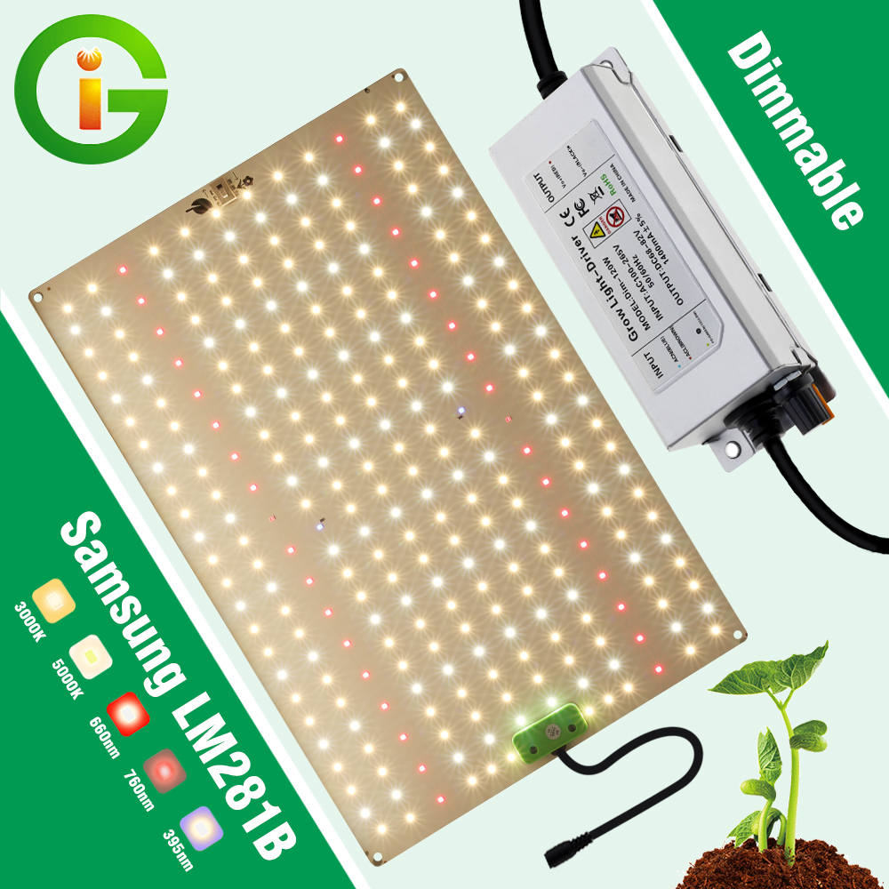Samsung LM281B LED lượng tử Phát triển ánh sáng đầy đủ Quang phổ Đèn Phyto cho cây trồng trong nhà Hoa nhà kính Cây con tăng trưởng Ánh sáng 15000W/1200W/1000W Đèn thực vật