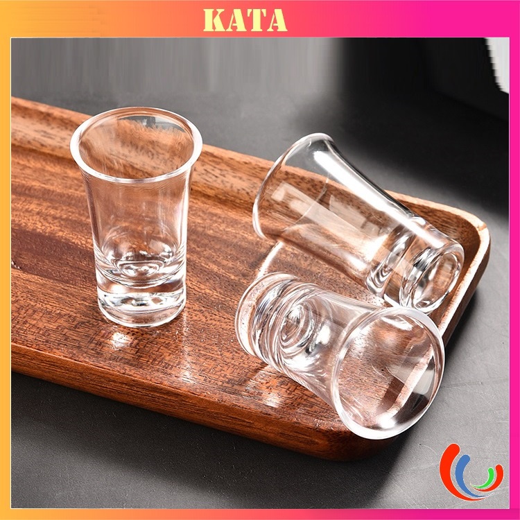 Bộ 12 ly rượu nhỏ đẹp đế dày thủy tinh uống rượu mạnh vodka ocean uno shot p2910 dung tích 35ml