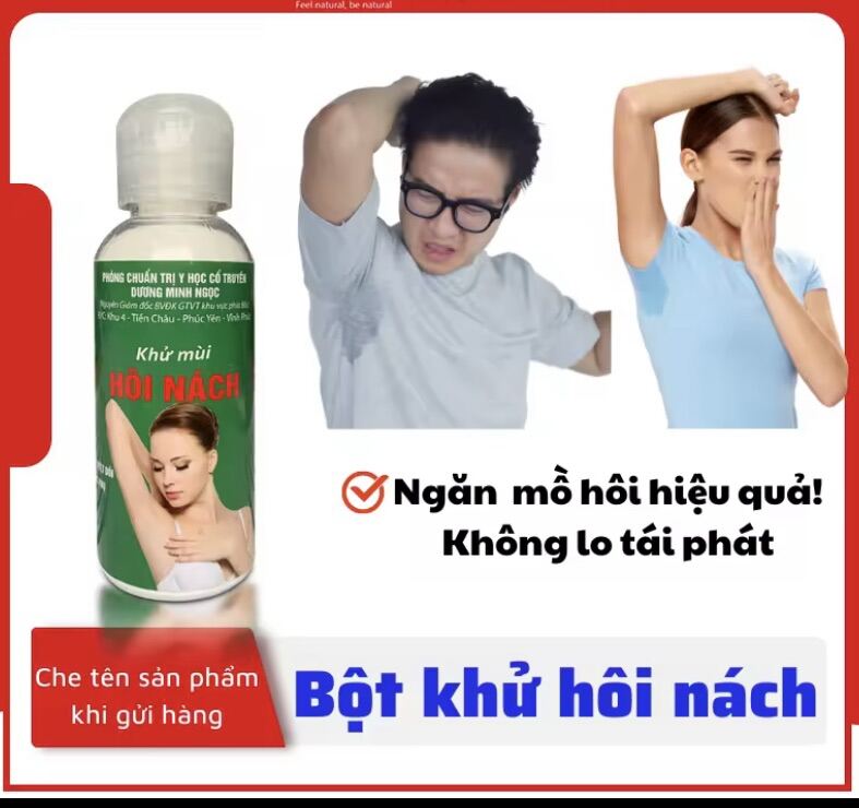 Bột khử mùi hôi nách Dương Minh Ngọc khử mùi hôi nách hôi chân giảm tiết mồ hôi khử mùi