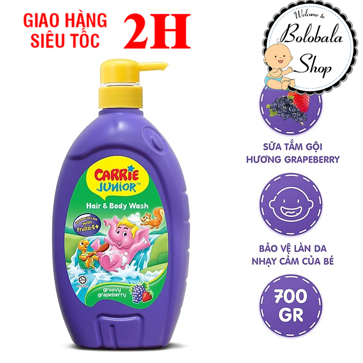 Tắm gội cho bé Carrie Junior 280g
