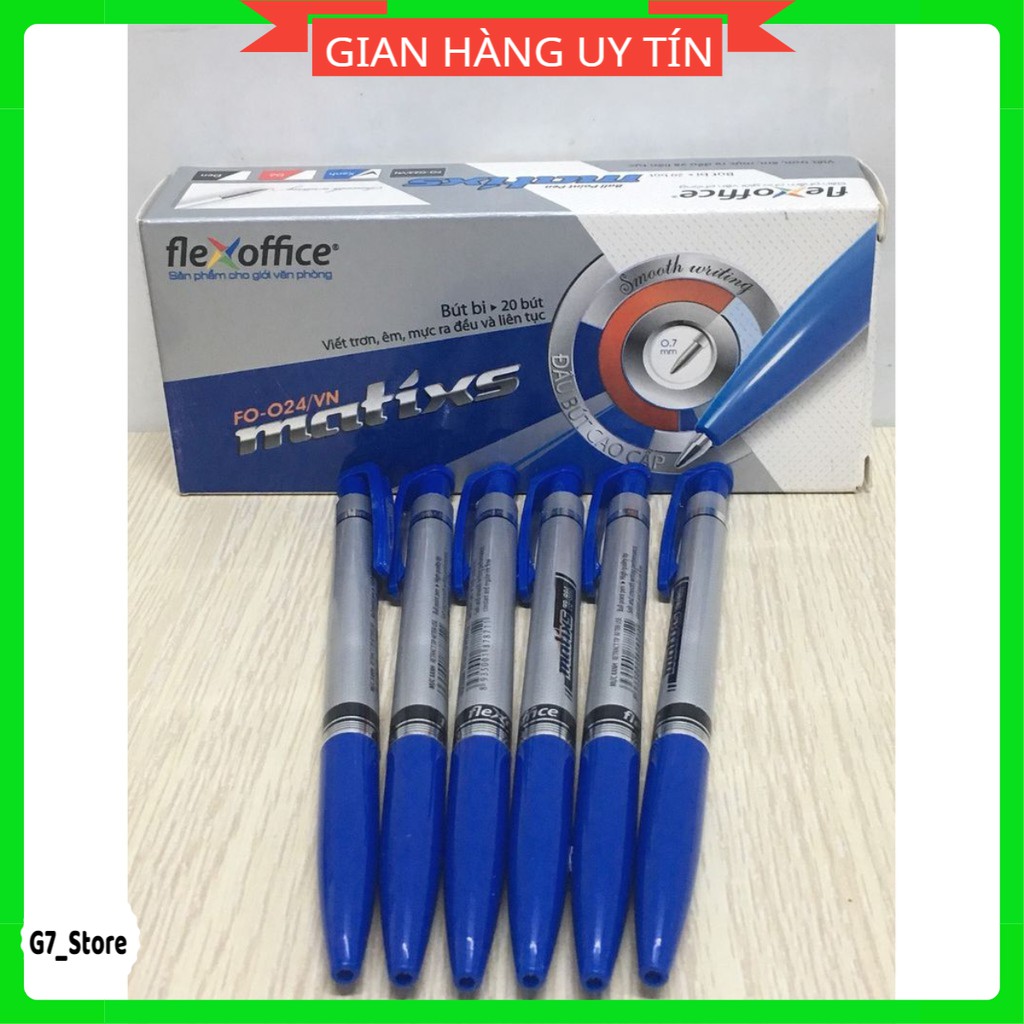 Hộp 20 bút bi Thiên Long FO - 024 (Chính Hãng)