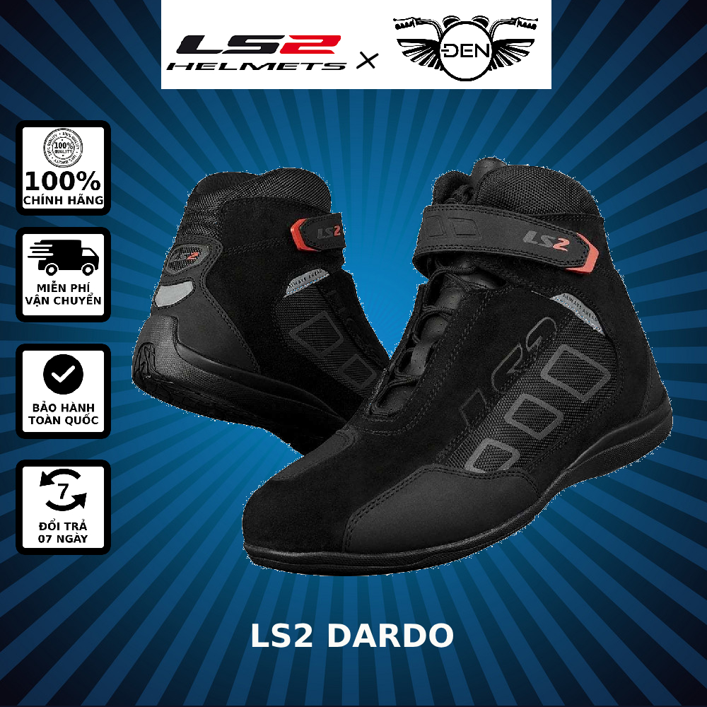 LS2 Dardo motorcycle safety shoes Giá 3,948,000 Đồng*Miễn phí vận chuyển