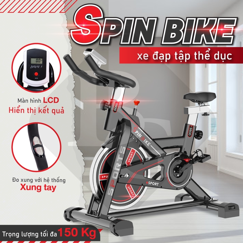 ( ĐỦ LOẠI ) (ẢNH THẬT & VIDEO)B&G Xe đạp tập thể dục tại nhà  EXERCISE BIKE , có đồng hồ hiển thị thông số